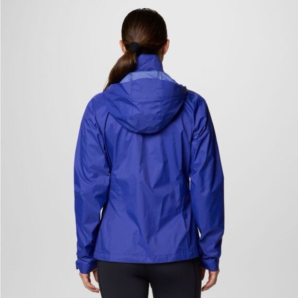 NWT Columbia Blue switchback Jacket Waterproof Lightweight windbreaker sz Medium - Picture 2 of 11